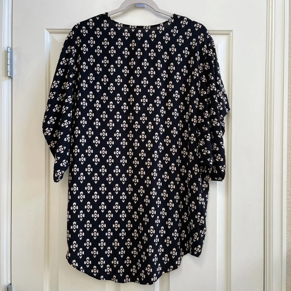 Tori Praver Swim ikat print kimono cover up